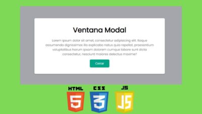 Creando Ventana Modal (Popup) con HTML/CSS y JavaScript
