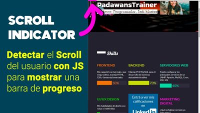 Cómo agregar un SCROLL INDICATOR a tu Web con JS y CSS en pocas líneas