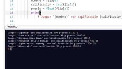 Leer archivos CSV con Python